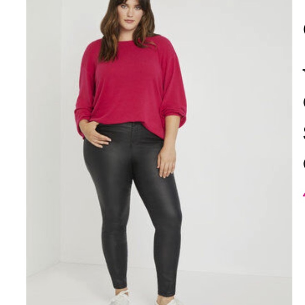 Eloquii Coated Skinny Jean